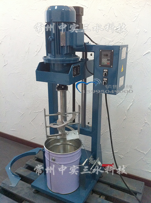 非標(biāo)定制帶刮壁功能的高粘度膠體升降式攪拌機(jī)(圖2) 帶刮壁功能的高粘度膠體升降攪拌機(jī)